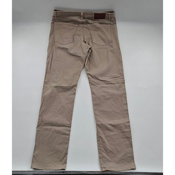 Adriano Goldschmied Beige‎ Pants Men's Straight Leg Size 34x32 - Picture 3 of 6